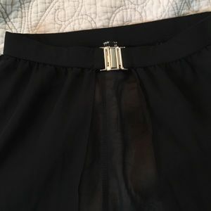 Black sarong long skirt  see through cover up
